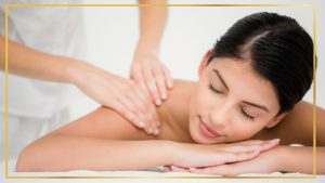 Client enjoying a Swedish and deep tissue massage at a relaxing spa in Dearborn.